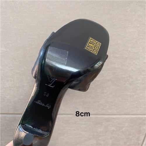 High Quality Luxury Louis Vuitton Heel Slippers – Style 68163 product detail