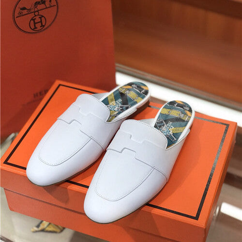 High Quality Luxury Hermes Loafers Slippers