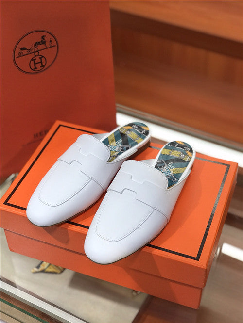 High Quality Luxury Hermes Loafers Slippers