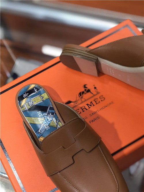 High Quality Luxury Hermes Loafers Slippers – Style 01443 product detail