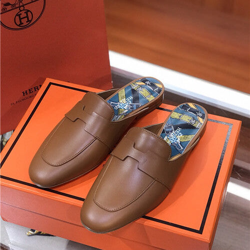 High Quality Luxury Hermes Loafers Slippers – Style 01443 alternate view