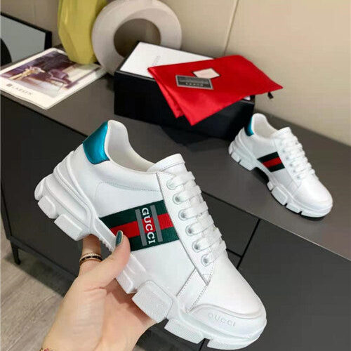 High Quality Luxury Gucci White Sneakers Women alternate view