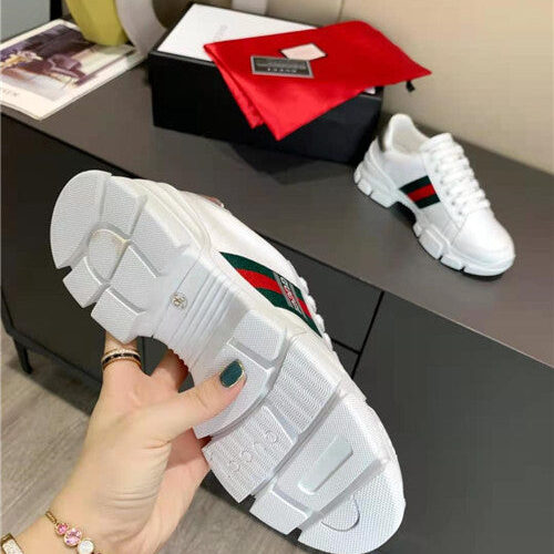 High Quality Luxury Gucci White Sneakers Women – Style 48915 product detail