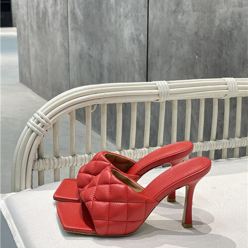 High Quality Luxury Bottega Veneta Heel Sandals Slippers – Style 19142