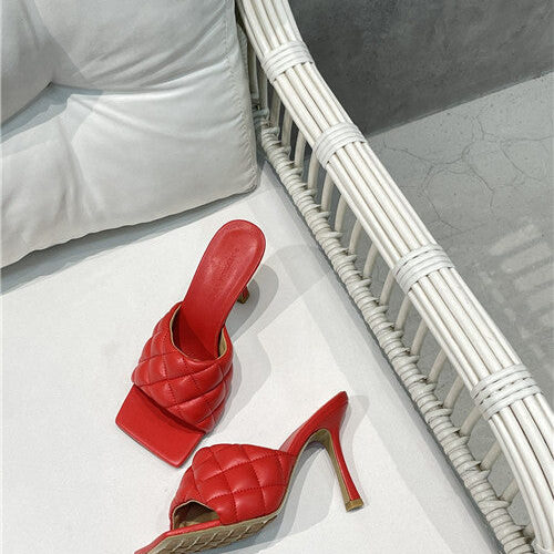 High Quality Luxury Bottega Veneta Heel Sandals Slippers – Style 19142 alternate view