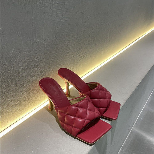 High Quality Luxury Bottega Veneta Heel Sandals Slippers – Style 48518