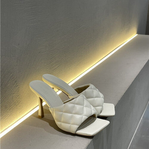 High Quality Luxury Bottega Veneta Heel Sandals Slippers – Style 10662