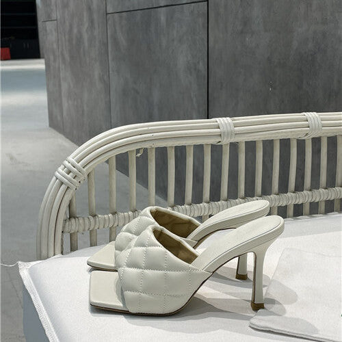 High Quality Luxury Bottega Veneta Heel Sandals Slippers – Style 10662 alternate view