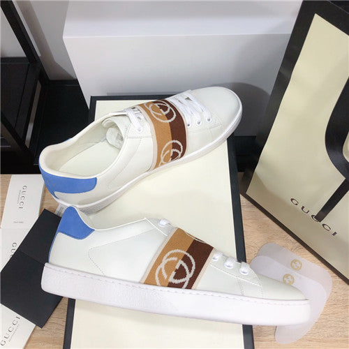 High Quality Luxury Gucci GG Sneakers White