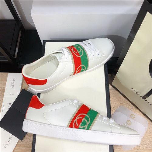 High Quality Luxury Gucci GG Sneakers White – Style 88627
