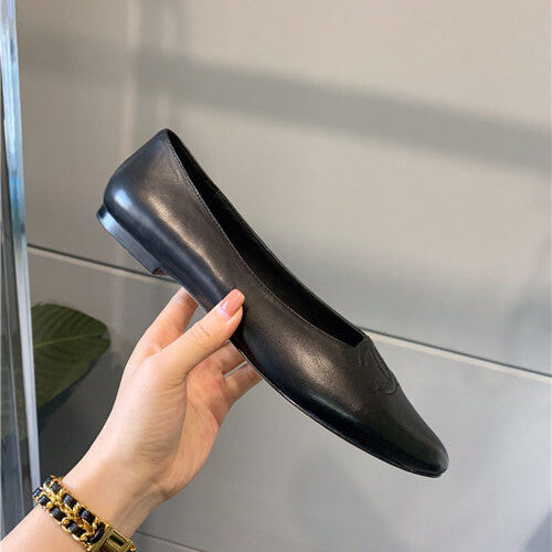 High Quality Luxury Chanel Vintage Flat Shoes – Style 88902 product detail