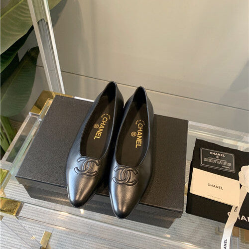 High Quality Luxury Chanel Vintage Flat Shoes – Style 88902 product detail