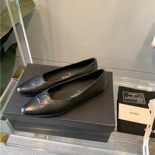 High Quality Luxury Chanel Vintage Flat Shoes – Style 88902
