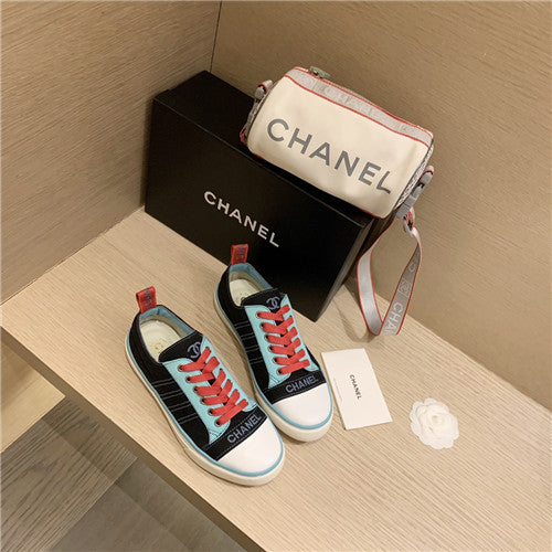 High Quality Luxury Chanel White Sneakers Womens – Style 67878 alternate view