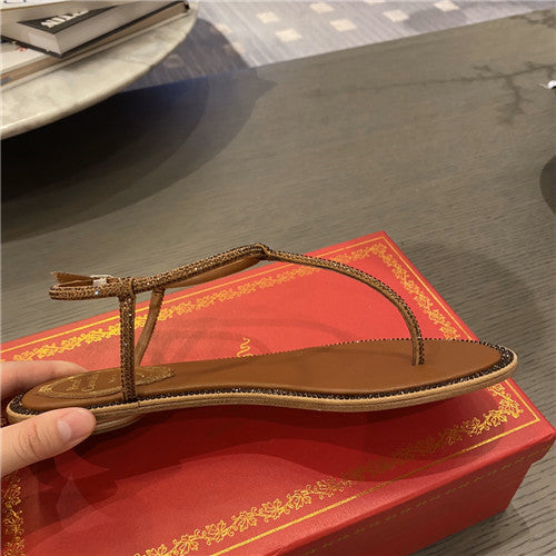 High Quality Luxury Rene Caovilla Flat Sandals – Style 65190 product detail
