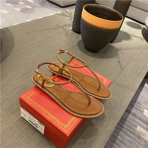 High Quality Luxury Rene Caovilla Flat Sandals – Style 65190 alternate view