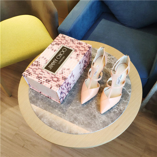 High Quality Luxury Jimmy Choo Saoni 100 Snake-Print Leather Pumps – Style 78295 product detail