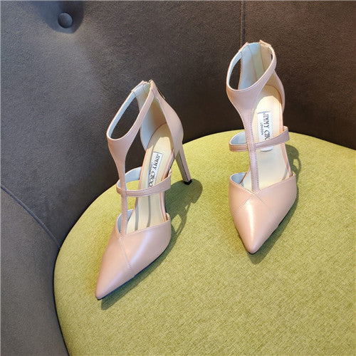 High Quality Luxury Jimmy Choo Saoni 100 Snake-Print Leather Pumps – Style 78295