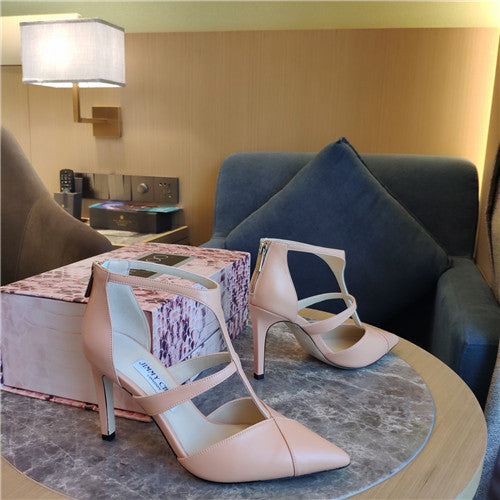 High Quality Luxury Jimmy Choo Saoni 100 Snake-Print Leather Pumps – Style 78295 product detail