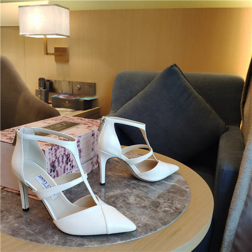 High Quality Luxury Jimmy Choo Saoni 100 Leather Sandals
