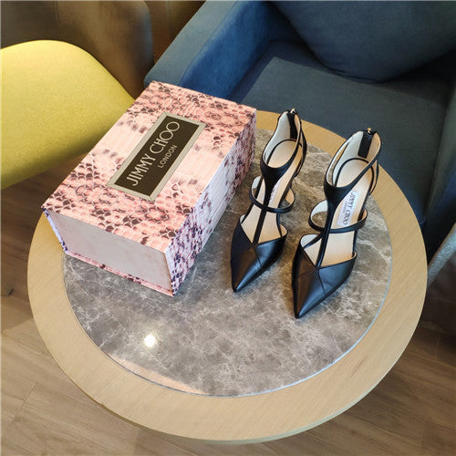 High Quality Luxury Jimmy Choo Saoni 100 Black Pumps – Sizes 35–41 product detail