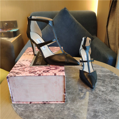 High Quality Luxury Jimmy Choo Saoni 100 Black Pumps – Sizes 35–41 product detail