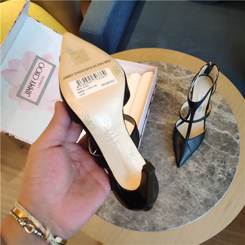 High Quality Luxury Jimmy Choo Saoni 100 Black Pumps – Sizes 35–41 product detail
