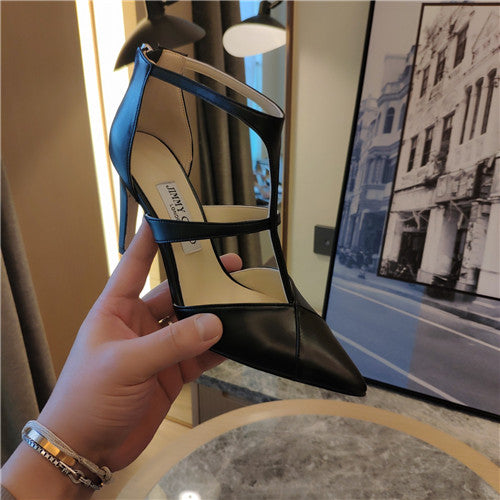 High Quality Luxury Jimmy Choo Saoni 100 Black Pumps – Sizes 35–41 product detail