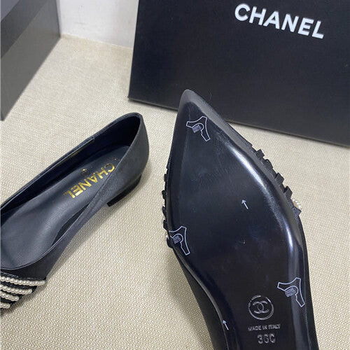 High Quality Luxury Chanel High-Heeled Silk Shoes product detail