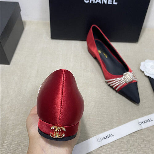 High Quality Luxury Chanel High-Heeled Silk Shoes – Style 52998 product detail