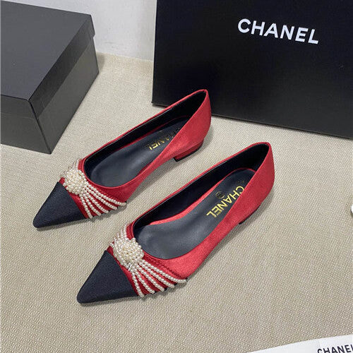 High Quality Luxury Chanel High-Heeled Silk Shoes – Style 52998 product detail