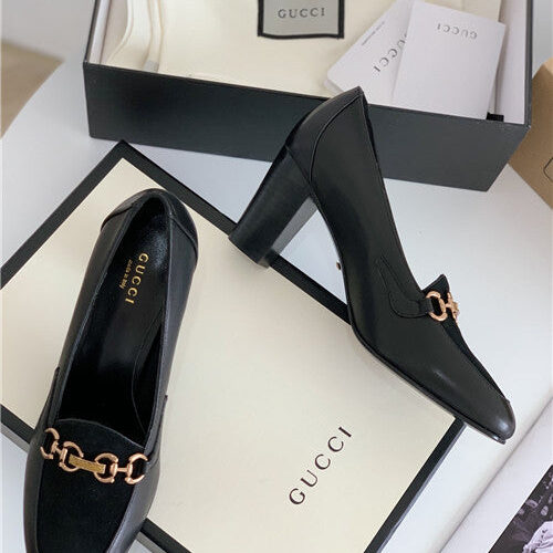 High Quality Luxury Gucci Horse Buckle Loafers Women product detail