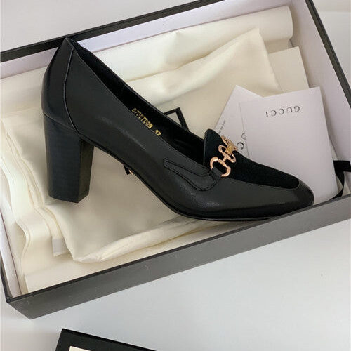 High Quality Luxury Gucci Horse Buckle Loafers Women product detail