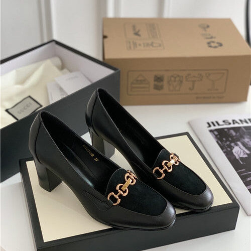 High Quality Luxury Gucci Horse Buckle Loafers Women