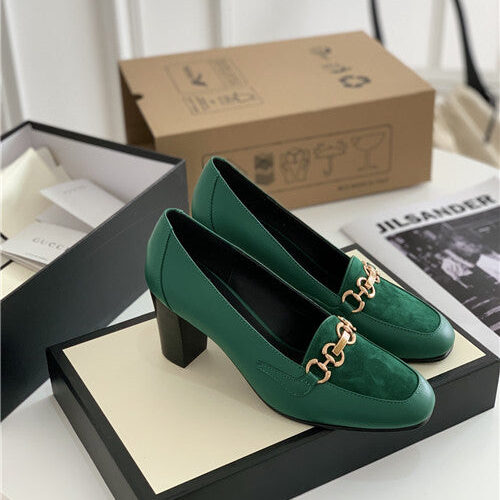 High Quality Luxury Gucci Horse Buckle Loafers Women – Style 42099