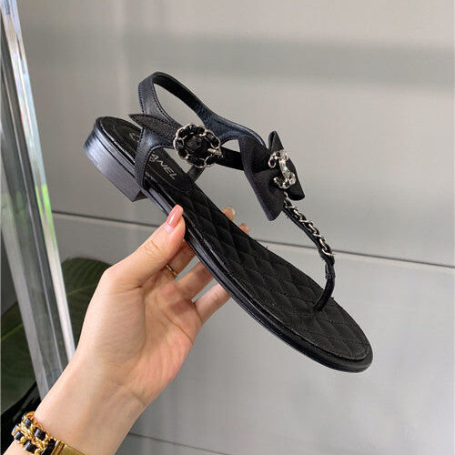 High Quality Luxury Chanel Flip Flops Sandals – Style 91174 product detail