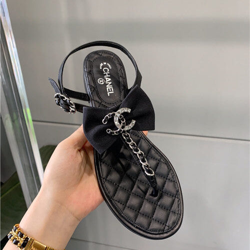 High Quality Luxury Chanel Flip Flops Sandals – Style 91174 product detail