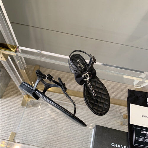 High Quality Luxury Chanel Flip Flops Sandals – Style 91174 product detail