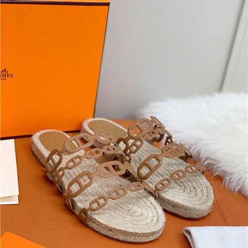High Quality Luxury Hermes Flat Slippers – Style 86851
