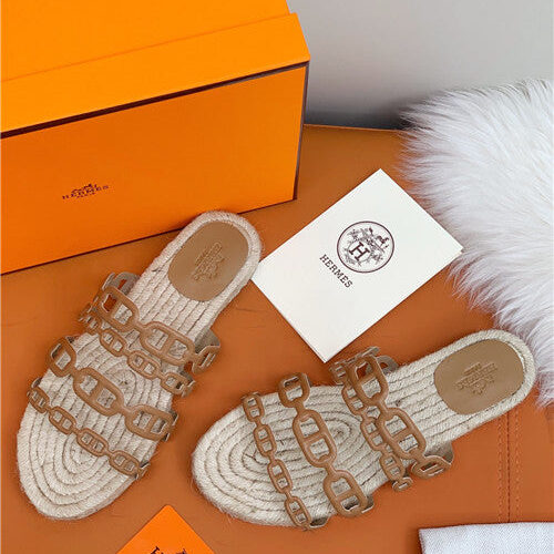 High Quality Luxury Hermes Flat Slippers – Style 86851 product detail