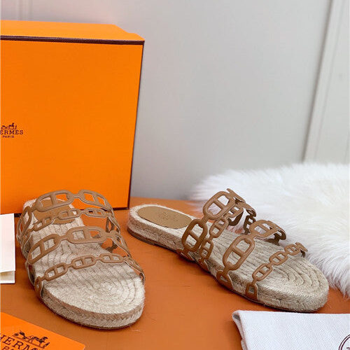 High Quality Luxury Hermes Flat Slippers – Style 86851 product detail