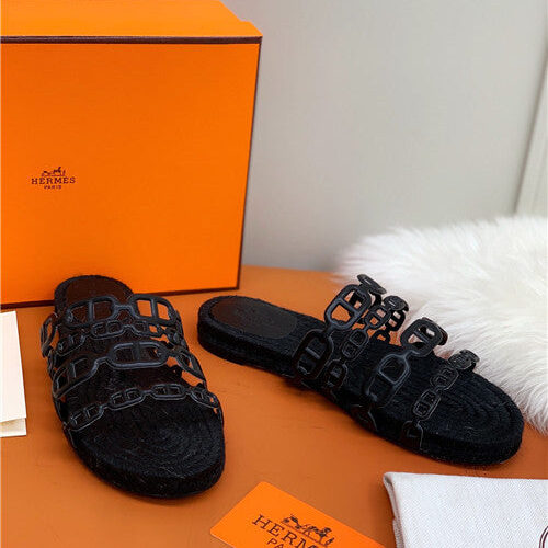 High Quality Luxury Hermes Flat Slippers – Style 19619 product detail