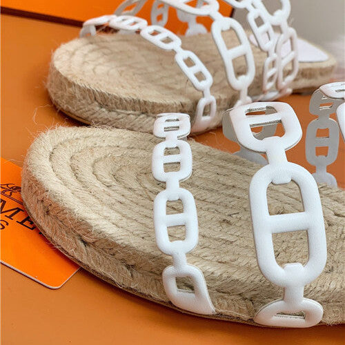 High Quality Luxury Hermes Flat Slippers – Style 52387 product detail