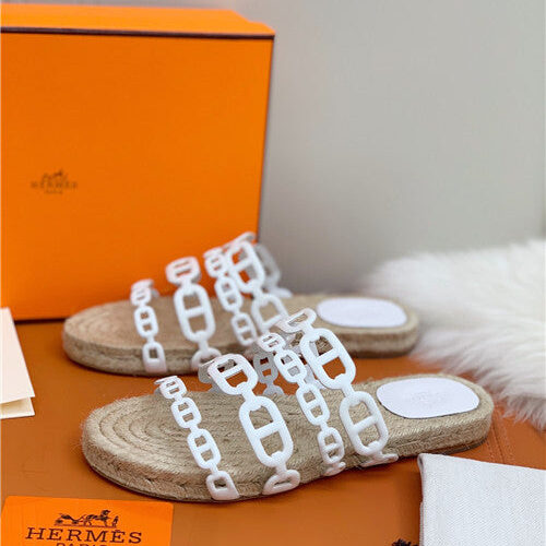 High Quality Luxury Hermes Flat Slippers – Style 52387 product detail