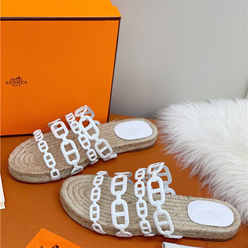 High Quality Luxury Hermes Flat Slippers – Style 52387 alternate view
