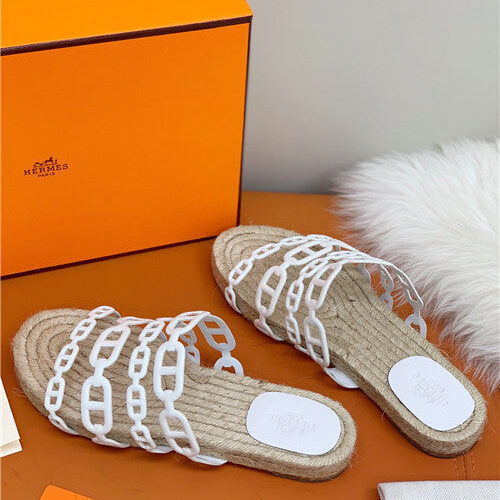 High Quality Luxury Hermes Flat Slippers – Style 52387 product detail