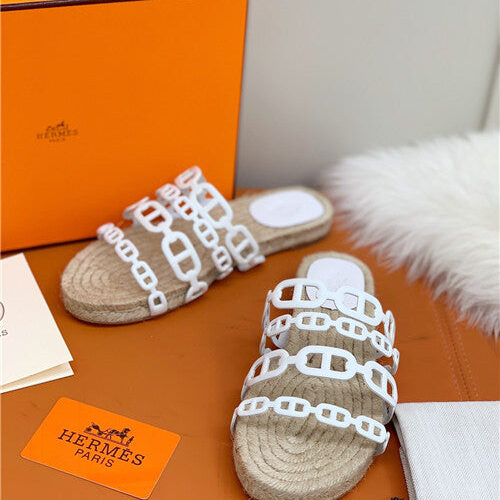 High Quality Luxury Hermes Flat Slippers – Style 52387 product detail