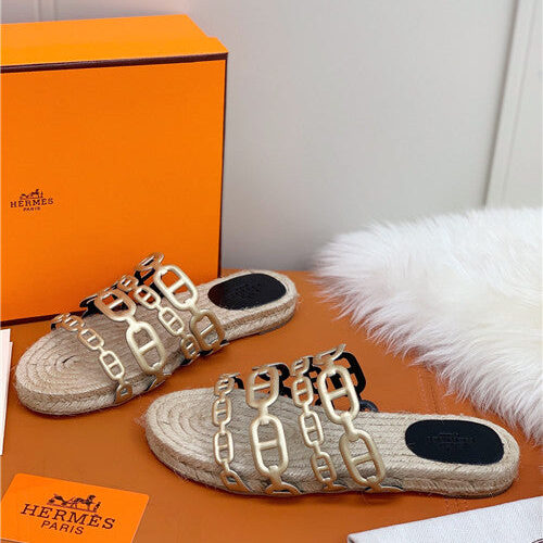 High Quality Luxury Hermes Flat Slippers – Style 85155 alternate view