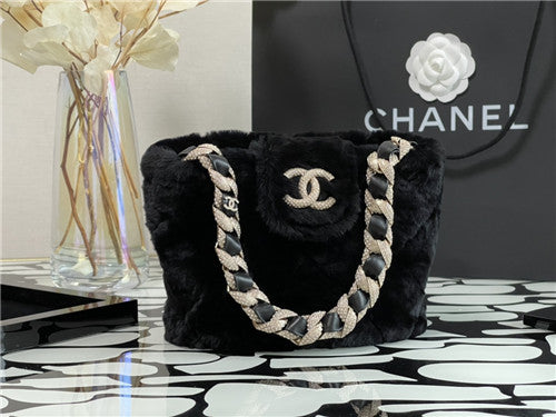 High Quality Luxury Chanel Wool Flap Bag