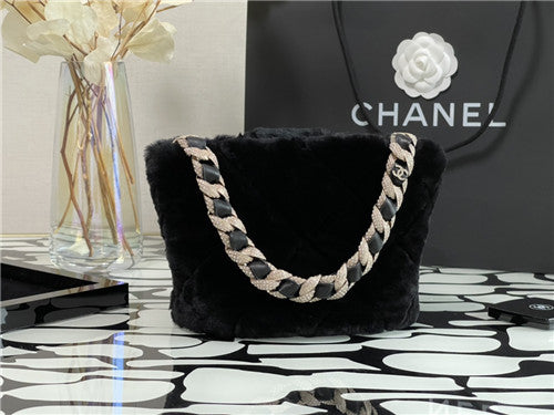 High Quality Luxury Chanel Wool Flap Bag alternate view